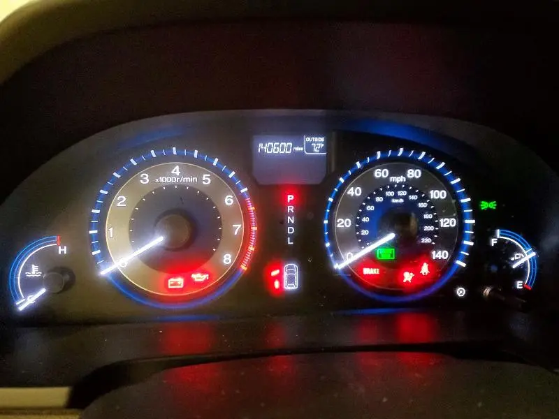 2012 HONDA ODYSSEY EXL  