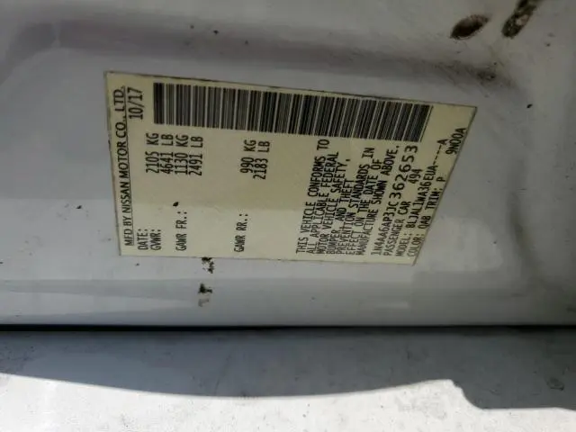 2018 NISSAN MAXIMA 3.5S  