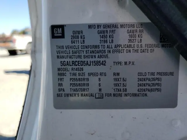 2010 BUICK ENCLAVE CXL