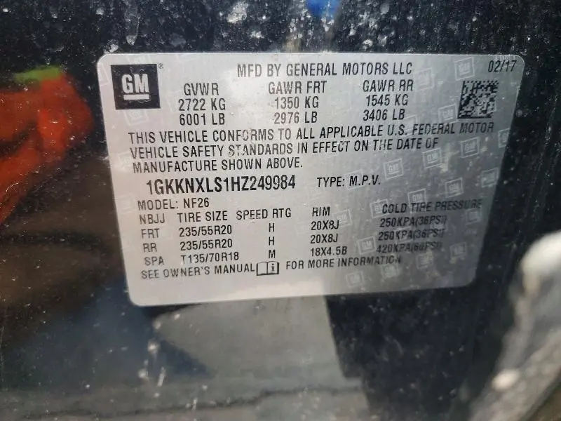 2017 GMC ACADIA DENALI  