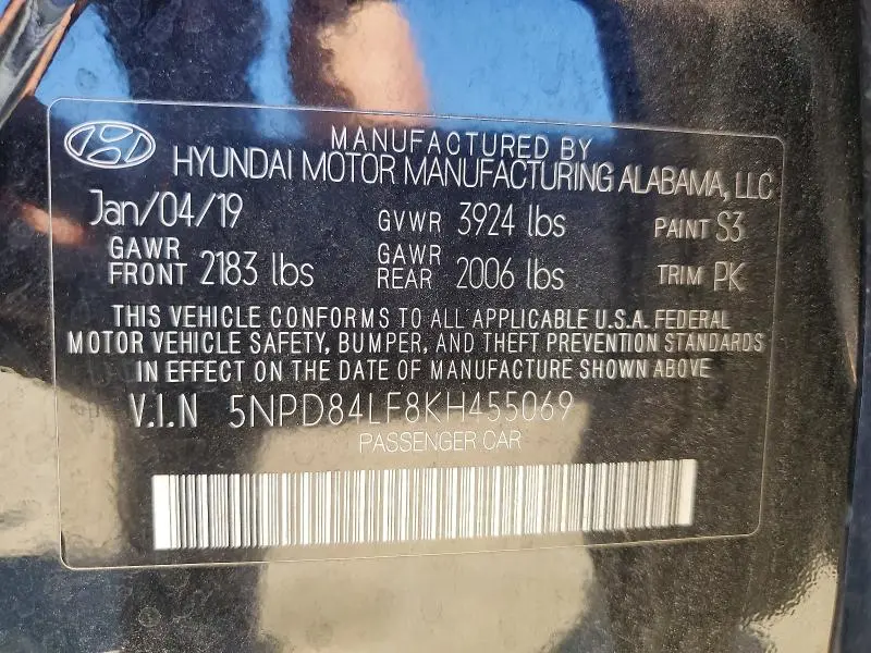 2019 HYUNDAI ELANTRA VALUE EDITION  