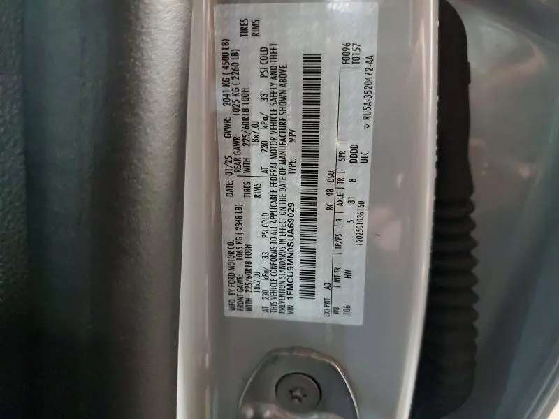 2025 FORD ESCAPE ST LINE  