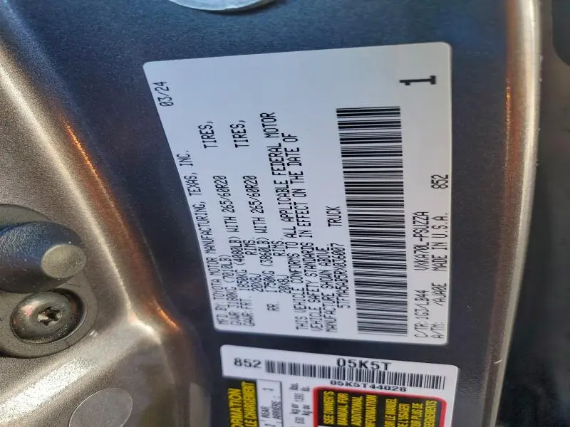 2024 TOYOTA TUNDRA CREWMAX PLATINUM  