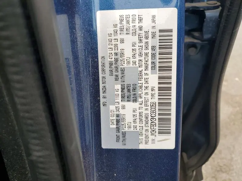 2021 MAZDA CX-5 GRAND TOURING  