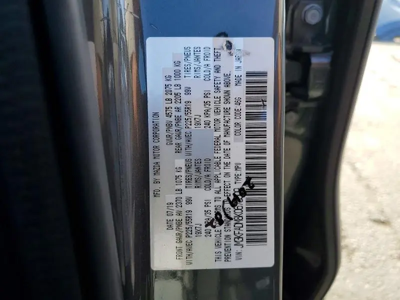 2019 MAZDA CX-5 GRAND TOURING  