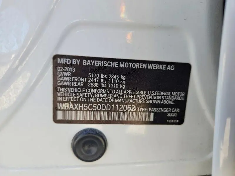 2013 BMW 528 XI  