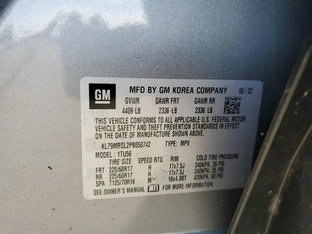 2023 CHEVROLET TRAILBLAZER LT  