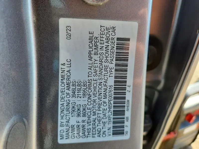 2023 HONDA CIVIC SPORT  