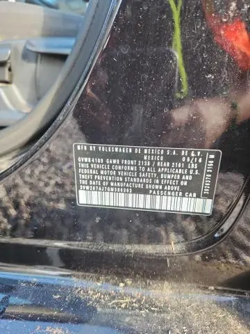 2016 VOLKSWAGEN JETTA S  