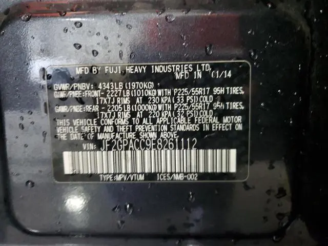 2014 SUBARU XV CROSSTREK 2.0 PREMIUM  