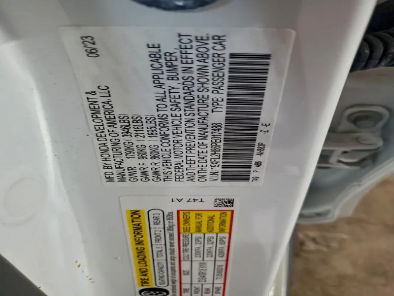 2023 HONDA CIVIC SPORT  