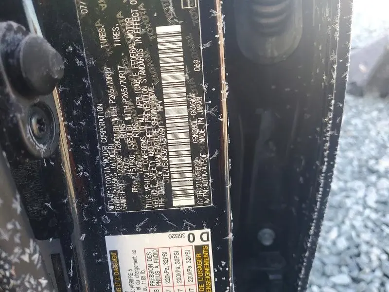 2016 TOYOTA 4RUNNER SR5  