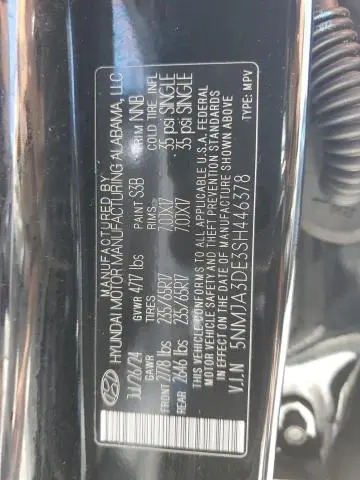 2025 HYUNDAI TUCSON SE  