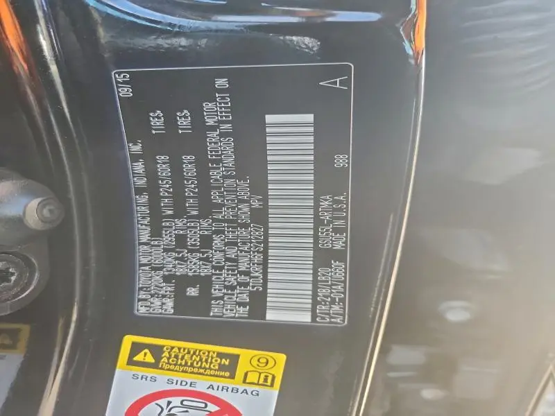 2015 TOYOTA HIGHLANDER XLE  