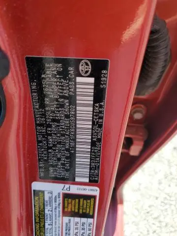 2012 TOYOTA CAMRY BASE