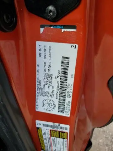 2016 TOYOTA TACOMA ACCESS CAB  