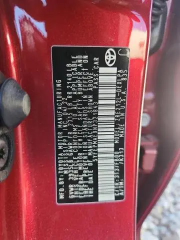 2022 TOYOTA COROLLA LE  