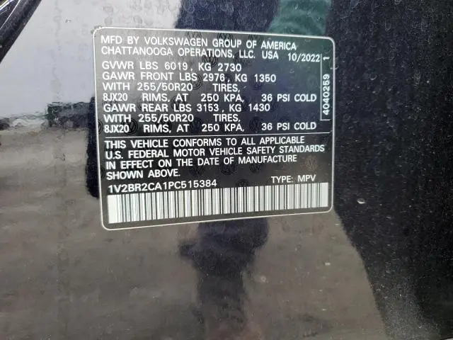 2023 VOLKSWAGEN ATLAS SEL  