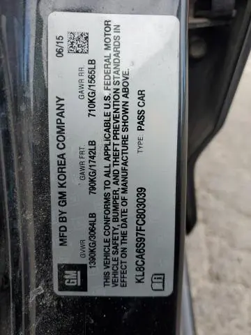 2015 CHEVROLET SPARK LS  