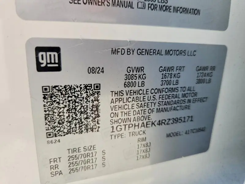 2024 GMC SIERRA C1500  