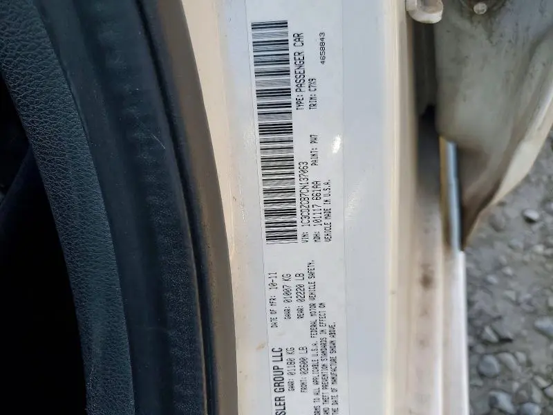 2012 DODGE AVENGER SXT  