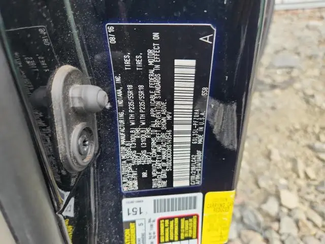 2017 TOYOTA SIENNA XLE  