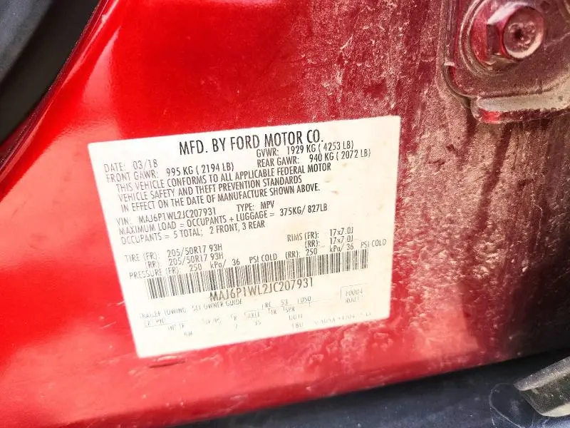 2018 FORD ECOSPORT TITANIUM  