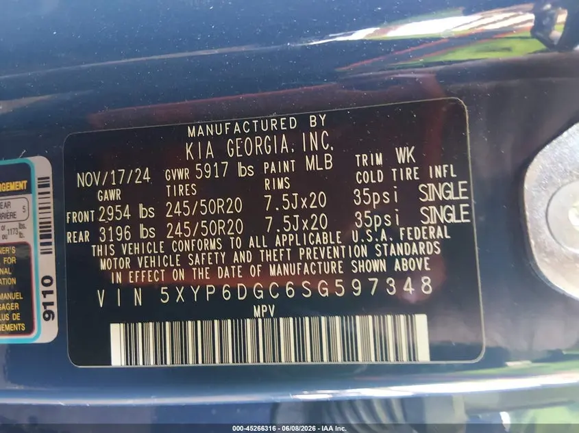 2025 KIA TELLURIDE S