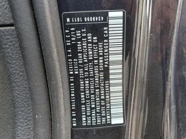 2016 VOLKSWAGEN GTI S/SE  