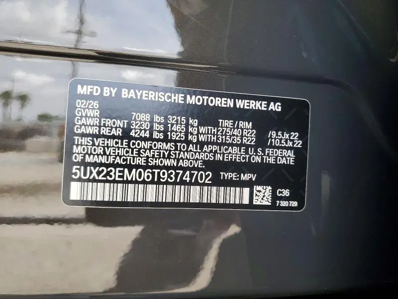 2026 BMW X7 XDRIVE40I  