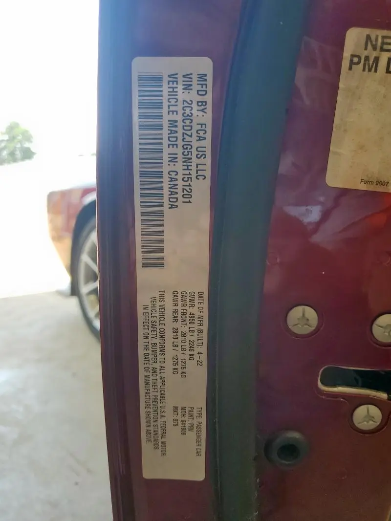 2022 DODGE CHALLENGER GT  