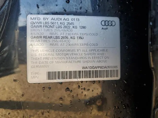 2013 AUDI Q5 PREMIUM PLUS  