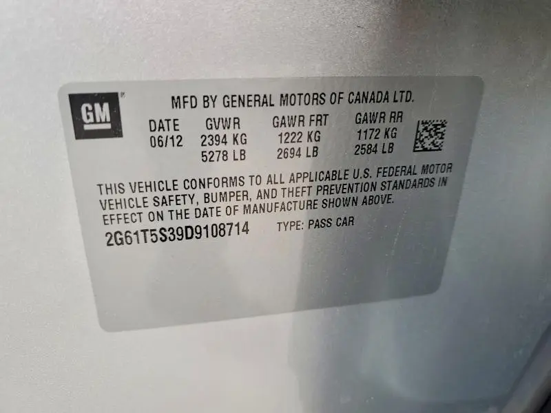 2013 CADILLAC XTS PREMIUM COLLECTION  
