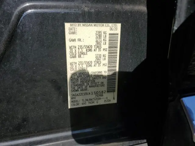 2020 NISSAN MURANO SL