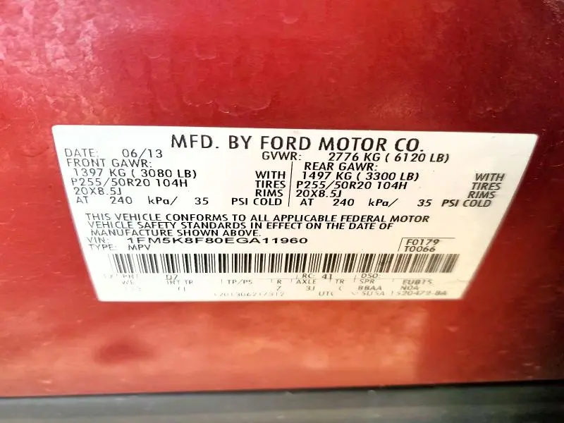 2014 FORD EXPLORER LIMITED  