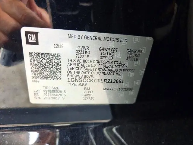 2020 CHEVROLET TAHOE C1500 PREMIER  