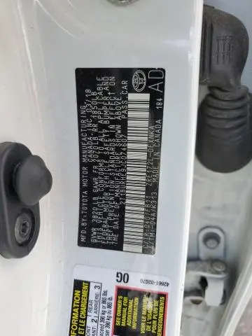 2018 TOYOTA COROLLA L  