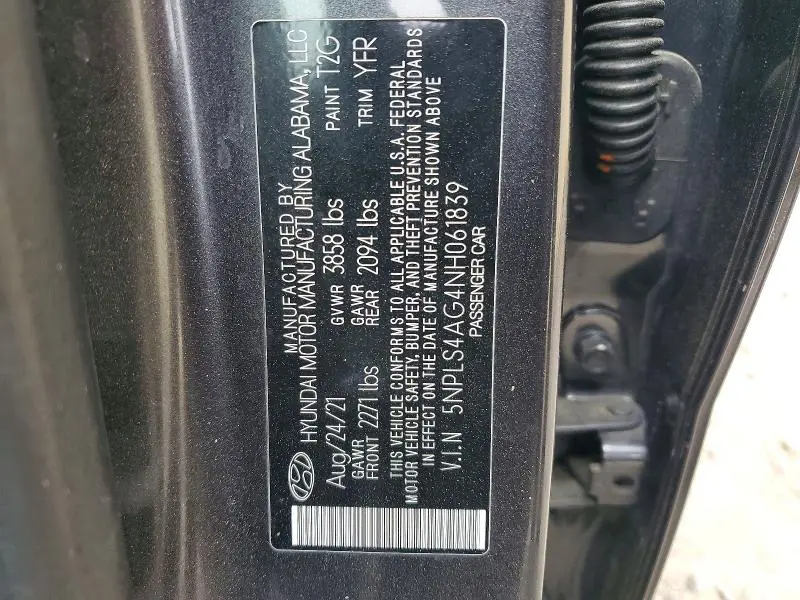 2022 HYUNDAI ELANTRA SEL  