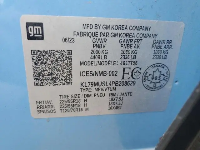 2023 CHEVROLET TRAILBLAZER RS  