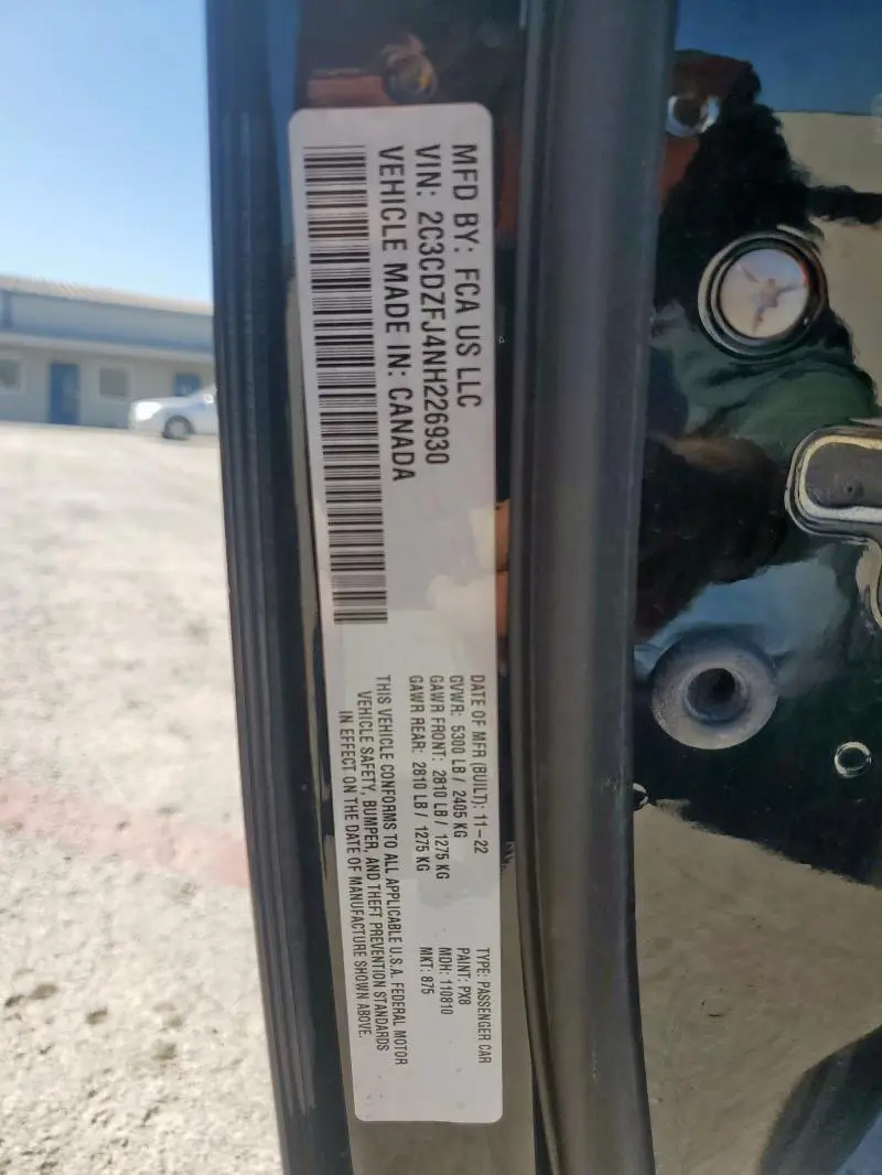 2022 DODGE CHALLENGER R/T SCAT PACK  