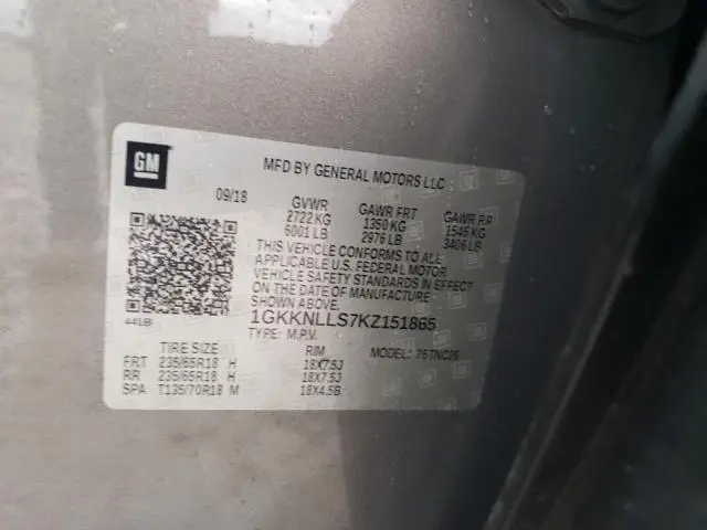 2019 GMC ACADIA SLE  