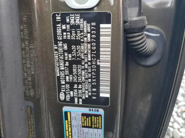 2020 KIA TELLURIDE SX  