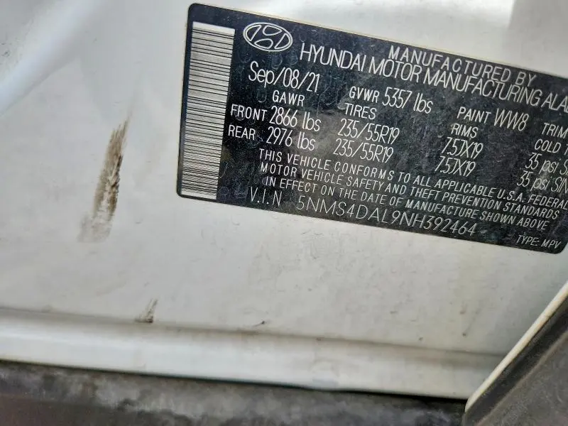 2022 HYUNDAI SANTA FE LIMITED  