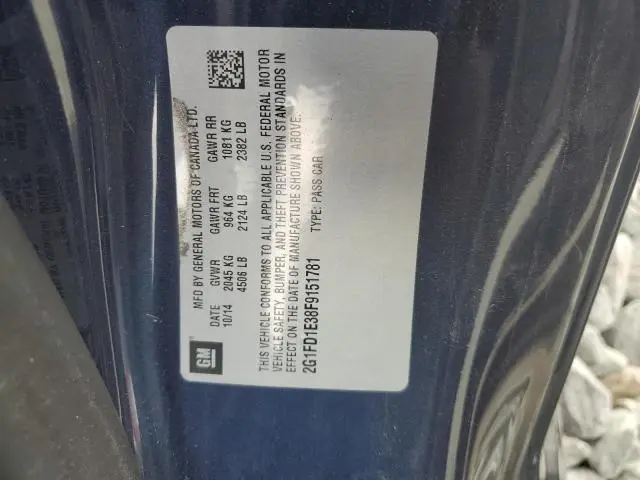 2015 CHEVROLET CAMARO LT