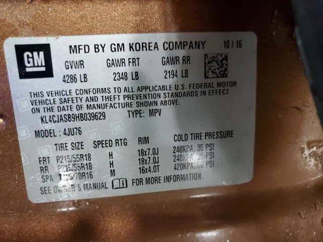 2017 BUICK ENCORE PREFERRED  