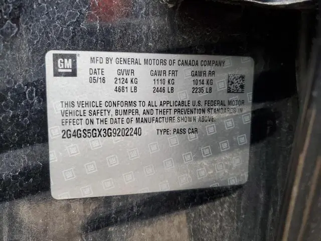 2016 BUICK REGAL PREMIUM  