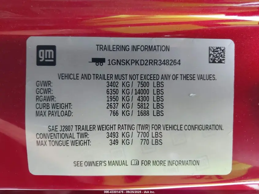 2024 CHEVROLET TAHOE 4WD Z71