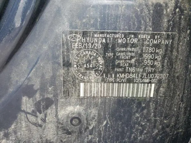 2020 HYUNDAI ELANTRA SEL  