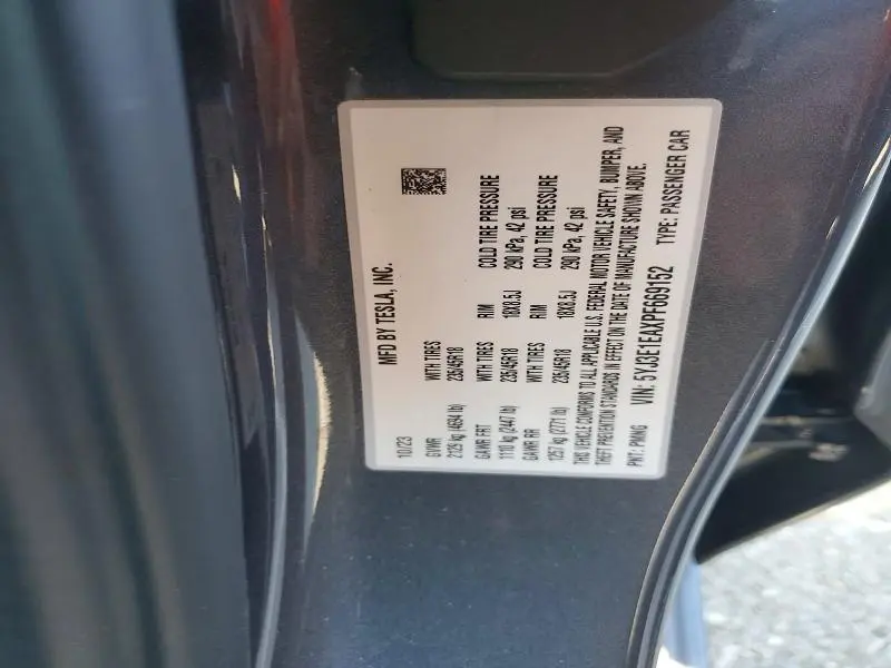 2023 TESLA MODEL 3   