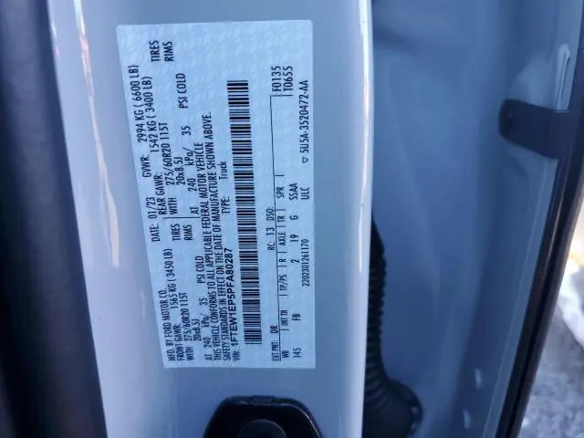 2023 FORD F150 SUPERCREW  